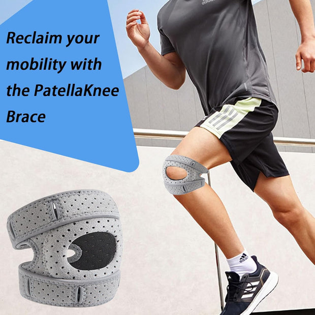 Knee Brace for Women/ Men, 2025 New Upgraded Extended Edition Knee Braces, Adjustable Knee Support, Patellar Tendon Support Strap, Knee Wraps for Pain Relief for Meniscus Tear Knee Pain Arthritis Pain Injury Recoverys(Gray)