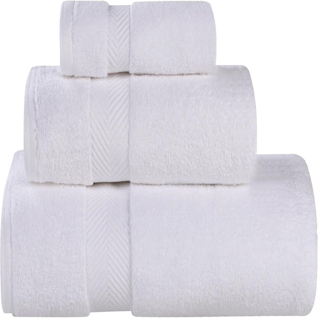 Superior Zero Twist 100% Cotton Bathroom Towels, Super Soft, Fluffy, and Absorbent, Premium Quality 6 Piece Towel Set with 2 Washcloths, 2 Hand Towels, and 2 Bath Towels, Coral