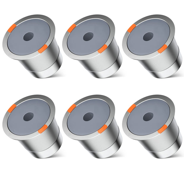 Noalto Reusable K Cups and Coffee Pods,Universal stainless steel k Cups for Keurig 2.0 and 1.0 Coffee Makers machine(2pack)