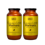 Sauz | Variety Pack, 25 Oz Jars (4-Pack), Includes Hot Honey Marinara, Creamy Calabrian Vodka, Wild Rosemary, Summer Lemon, Gluten-Free, Non-GMO, Multi-Use, Clean Ingredients – Small Batch Craft Sauces