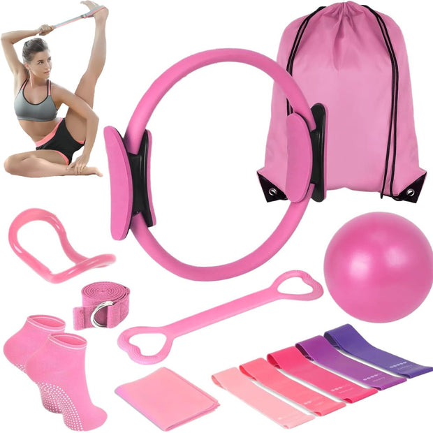 Pilates Essentials Kit for Women, Better Me Pilates Kit, 13-Piece Home Pilates Equipment Set, Perfect for Women's Home Workouts & Beginners
