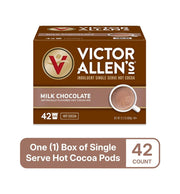Victor Allen's Coffee Milk Chocolate Hot Cocoa SSC, 42 Count, Single Serve K-Cup Pods for Keurig K-Cup Brewers