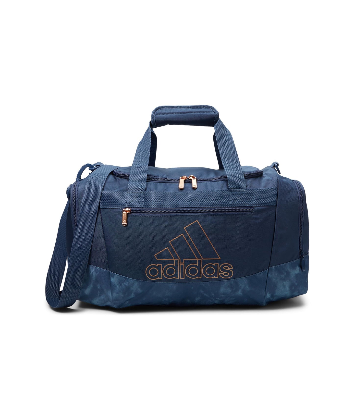 adidas Unisex Defender 4.0 Gym Duffel Bag for Men and Women, Black/White, Small (38L)