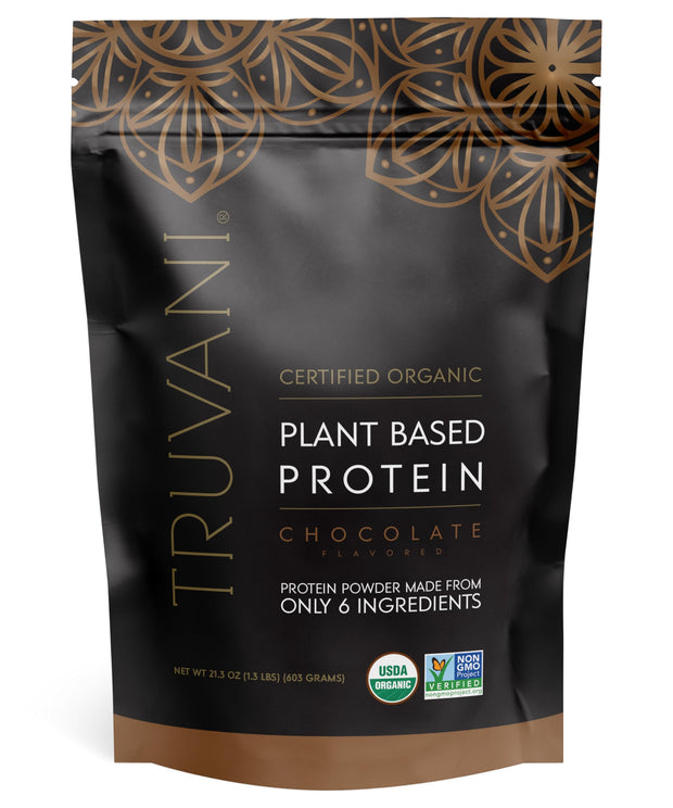 Truvani Vegan Pea Protein Powder | Vanilla | 20g Organic Plant Based Protein | 18 Servings | Keto | Gluten & Dairy Free | Low Carb | No Added Sugar