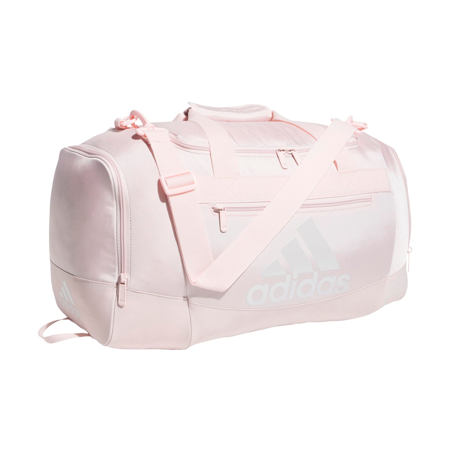 adidas Unisex Defender 4.0 Gym Duffel Bag for Men and Women, Black/White, Small (38L)