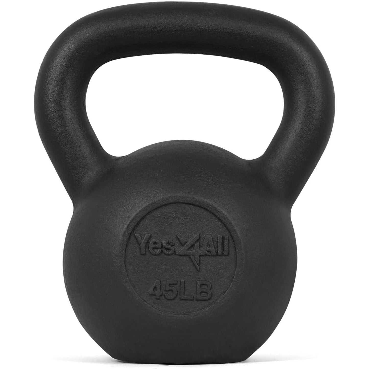 Yes4All 5-80 lbs Cast Iron Kettlebell for Dumbbell Weights Exercises, Gym, Full Body Home Workout Equipment, Push up, Grip and Strength Training
