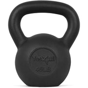 Yes4All 5-80 lbs Cast Iron Kettlebell for Dumbbell Weights Exercises, Gym, Full Body Home Workout Equipment, Push up, Grip and Strength Training