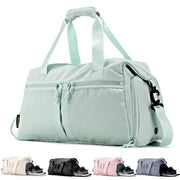 Weekender Duffel Bag with Shoe Compartment And Wet Pocket-Luggage Everyday Overnight Bag for Men and Women Travel-Carry On Gym Bag