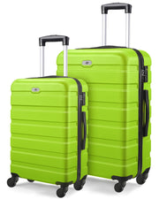 Suitour Luggage 3 Piece Sets Hard Shell Luggage Set with Spinner Wheels, TSA Lock, 20 24 28 inch Travel Suitcase Sets, Cerulean Blue