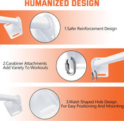 Pull Up Bar Wall Mounted-Heavy Duty Joist Mounted Pull Up Bar-Premium Strength Training Pull-Up Bars-Fast and Easy Installation for Home and Garage Use,Supports up to 600 Lbs