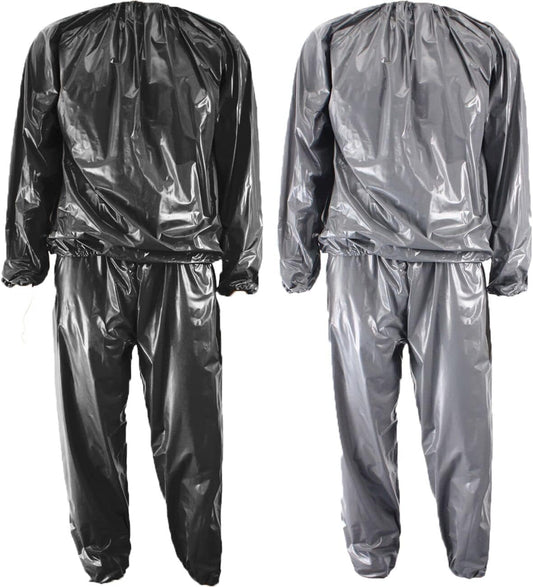 Heavy Duty Sauna Suit Men Women Weight Loss Exercise Slimming Gym Fitness Workout Anti-Rip Sweat Suit