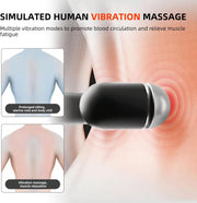 Pillow Traction Massager 2025 New for Neck Hump - 3-in-1 Cervical Neck Pillow with Heat Therapy, Memory Foam for Neck Pain Relief, Ergonomic Massager for Shoulder Back (Gray)