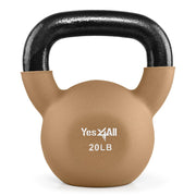 Yes4All Kettlebells 5lbs-65lbs & Kettlebell Sets Adjustable Weights, Kettlebell for Weight Training, Home Workout Equipment with Secure Grip for High Rep, Exercise Equipment