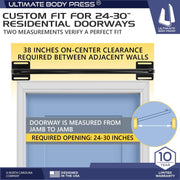 Ultimate Body Press Wall Mounted Doorway Pull Up Bar