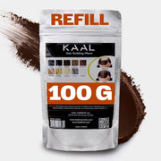 KAAL Hair Fiber Refill Pack | (0.88 oz, Medium Brown) Hair Powder Concealer for Thinning Areas and Hair Loss, Texturizing Powder for Men and Women