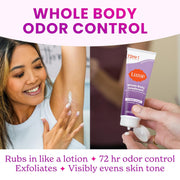 Lume Whole Body Deodorant - Invisible Cream and Solid - 72 Hour Odor Control - Aluminum Free, Baking Soda Free, Skin Safe - 3.0 Ounce Cream and 2.6 Ounce Solid Bundle (Lavender Sage)