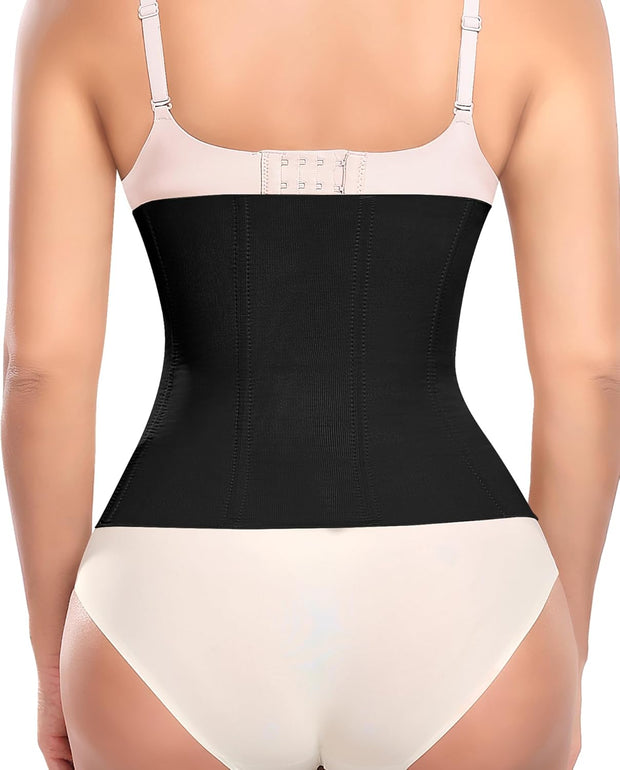 Werena Waist Trainer for Women Corset Shapewear Tummy Control Slimming Body Shaper Girdle Waist Cincher Postpartum Belly Band