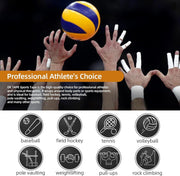 OK TAPE 4 Rolls Athletic Tape, Sports Tape for Injuries, Rigid, Easy Tear Medical Tape, Wrist Tape, No Sticky Residue | Secure Ankle, Finger, Knee- 1.5inch x 15yards (Purple)