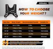 Weighted Vest Woman, 6lb/8lb/12lb/16lb/20lb, Adjustable Women Weighted Vest for Walking, Strength Training, Running, Fitness, Muscle Building, Black