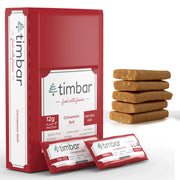 timbar Protein Bars 4 Pack | 12g Plant Based Protein & 9g Fiber Plant Based- Energy & Nut Bars | Gluten Free, Non-GMO, Dairy Free, Healthy On-the-Go Snack & Meal Replacement (4 Packs, Sampler Pack)