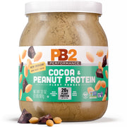 PB2 Performance Peanut Plant Based Vegan Protein Powder | 20g Complete Protein, No Added Sugar, Prebiotic Fiber | Dairy Free, Certified Vegan, Non-GMO, Gluten Free [Peanut w/Madagascar Vanilla, 2LB]