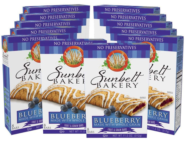 Sunbelt Bakery's Strawberry Fruit & Grain Bars, 5 Boxes, No Preservatives (40 Bars)