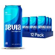 Zevia Zero Sugar Soda, Rainbow Variety Pack, 12 oz Cans (24-Pack) – Naturally Sweetened, Non-GMO Project Verified, Gluten-Free, Vegan