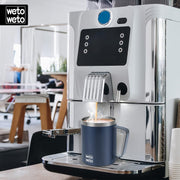 WETOWETO 14 oz Coffee Mug, Vacuum Insulated Camping Mug with Lid, Double Wall Stainless Steel Travel Tumbler Cup, Thermal Coffee Mug, Powder Coated Navy Blue