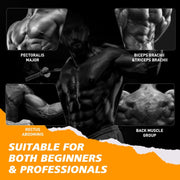 Olympic EZ Curl Barbell Bar 47", 2-Inch Curl Bar for Weight Lifting,Hip Thrusts,Squat,Biceps-Home Gym Weight Bar, Chrome Curling Bar for 2 Inch Weight Plates -2 Spring Collars(500lb Weight Capacity)