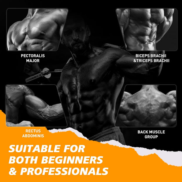 Olympic EZ Curl Barbell Bar 47", 2-Inch Curl Bar for Weight Lifting,Hip Thrusts,Squat,Biceps-Home Gym Weight Bar, Chrome Curling Bar for 2 Inch Weight Plates -2 Spring Collars(500lb Weight Capacity)