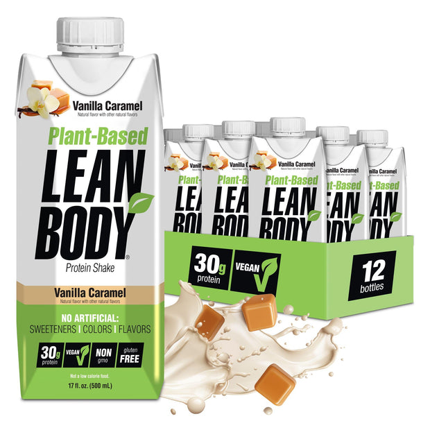 Lean Body Ready-to-Drink Chocolate Protein Shake, 40g Protein, Whey Blend, 0 Sugar, Gluten Free, 22 Vitamins & Minerals, LABRADA, 17 Fl Oz (Pack of 12)