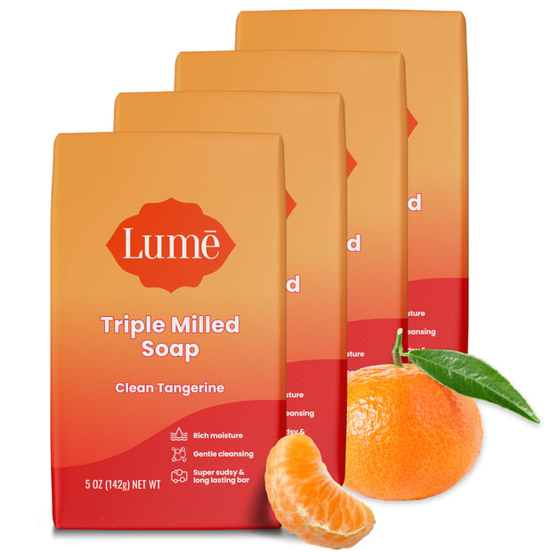 Lume Triple Milled Bar Soap - Rich Moisture & Gentle Cleansing - Paraben Free, Phthalate Free, Skin Safe - 5 ounce (Lavender Sage)
