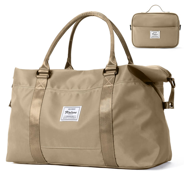 Travel Duffel Bag,Sports Tote Gym Bag,Shoulder Weekender Overnight Bag for Women