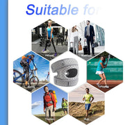 Knee Brace for Women/ Men, 2025 New Upgraded Extended Edition Knee Braces, Adjustable Knee Support, Patellar Tendon Support Strap, Knee Wraps for Pain Relief for Meniscus Tear Knee Pain Arthritis Pain Injury Recoverys(Gray)