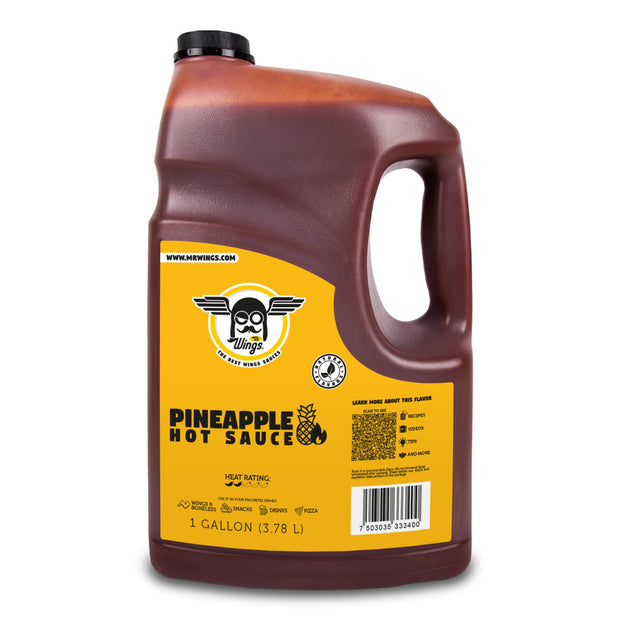 Mr Wings Chipotle Pepper & Orange Mild Sauce 1 Gallon (128 Fl Oz). Authentic consistent chili sauce, ideal for cooking pork and chicken. Big sauce bulk.