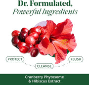 Semaine Urinary Tract Cleanse & Protect – 30 ct, Bladder Support Supplement for Women, Flushes Urinary Tract. Combines Cranberry Proanthocyanidins with Hibiscus.