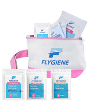 Travel Kit – Complete Airplane Travel Essentials Set for Men, Women, & Kids with Washable Case – 22-Piece TSA-Friendly Essentials for Flying