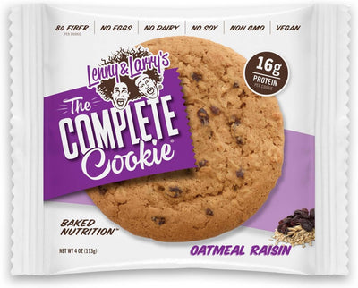Lenny & Larry's The Vegan Complete Cookie Oatmeal Raisin - 12 Cookies