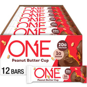 ONE Protein Bars, Lemon Cake, Gluten Free with 20g Protein and 1g Sugar, Pantry Staples, 2.12 oz (12 Count), Packaging May Vary