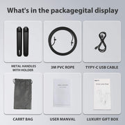 Jump Rope With Counter and App - Tangle-Free Rapid Speed Skipping Rope for Fitness, Home Exercise, Workout - Gifts for Adults, Women, Men, Kids