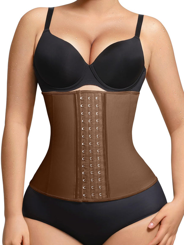Waist Trainer for Women Latex Underbust Waist Cincher Corset, Tummy Control Corset Sport Girder Hourglass Body Shaper