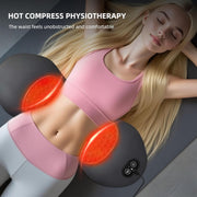 Pillow Traction Massager 2025 New for Neck Hump - 3-in-1 Cervical Neck Pillow with Heat Therapy, Memory Foam for Neck Pain Relief, Ergonomic Massager for Shoulder Back (Gray)