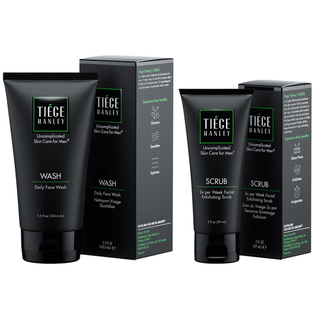 Tiege Hanley Daily Mens Face Wash, 5.5 Oz - Gentle Fragrance-Free Face Cleanser for Men Revitalizes, Hydrates & Softens Skin - Men's Face Wash & Facial Cleanser Skincare for Dry & Sensitive Skin
