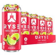 RYSE Fuel Energy Drink - Variety Pack - Sugar Free, Gluten Free & Vegan - 200mg Natural Caffeine, Taurine & Choline for Focus & Energy - No Artificial Colors - 16 fl oz Cans (12-Pack)