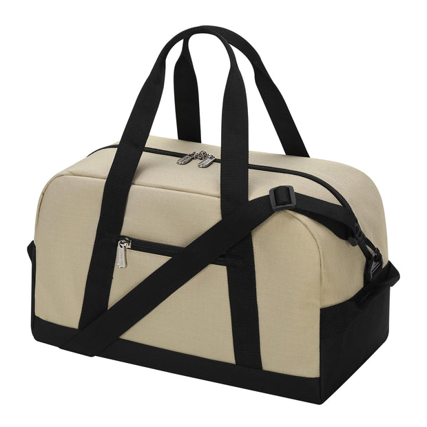 Small Gym Bag 14 inch lightweight Carry On Mini Duffel Bag for Travel Sport - Black