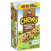 QUAKER CHEWY Chocolate Chip Granola Bars, 960g/33.9 oz., (40 Count) {Imported from Canada}