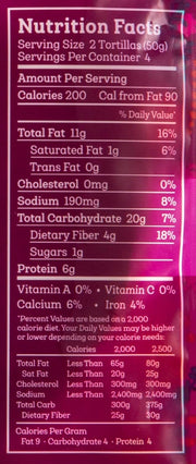 Siete Almond Flour Tortillas, 7 Ounce (Pack of 1), 8 ct (Frozen)