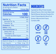 SEEQ Clear Protein Powder - Blue Razz Freeze - 22 Servings - 22g Clear Whey Protein Isolate - Zero Sugar - 0g Lactose - Allergen Friendly - GLP1 Support - Bone Health - Muscle Post Workout Recovery