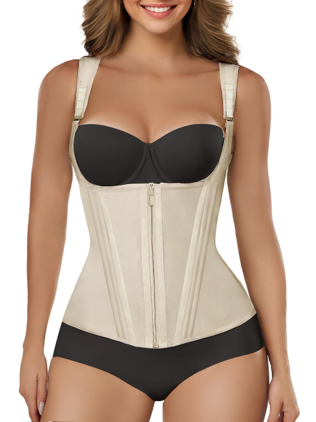 SHAPERX Waist Trainer Corset for Women Tummy Control Sport Girdle Hourglass Waist Cincher Body Shaper with Steel Boned