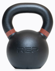 REP Fitness Single Kettlebells 5lb to 50lb Range, Cast Iron, Strength Training, Adjustable Weight, Power Workout Equipment, Home Gym, Free Weights, Dumbbell Alternative, Exercise, Men, Women